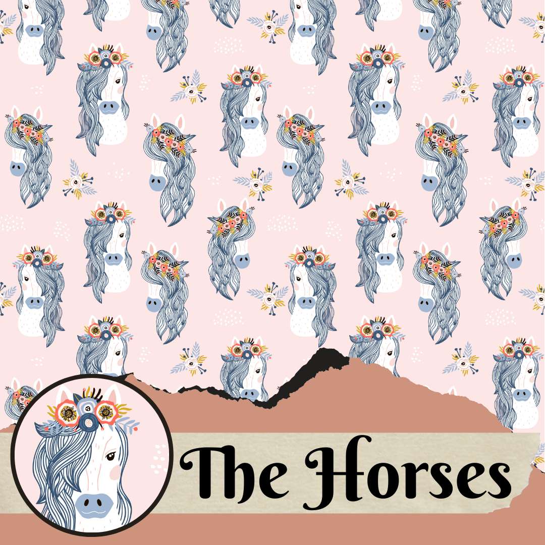 The horses