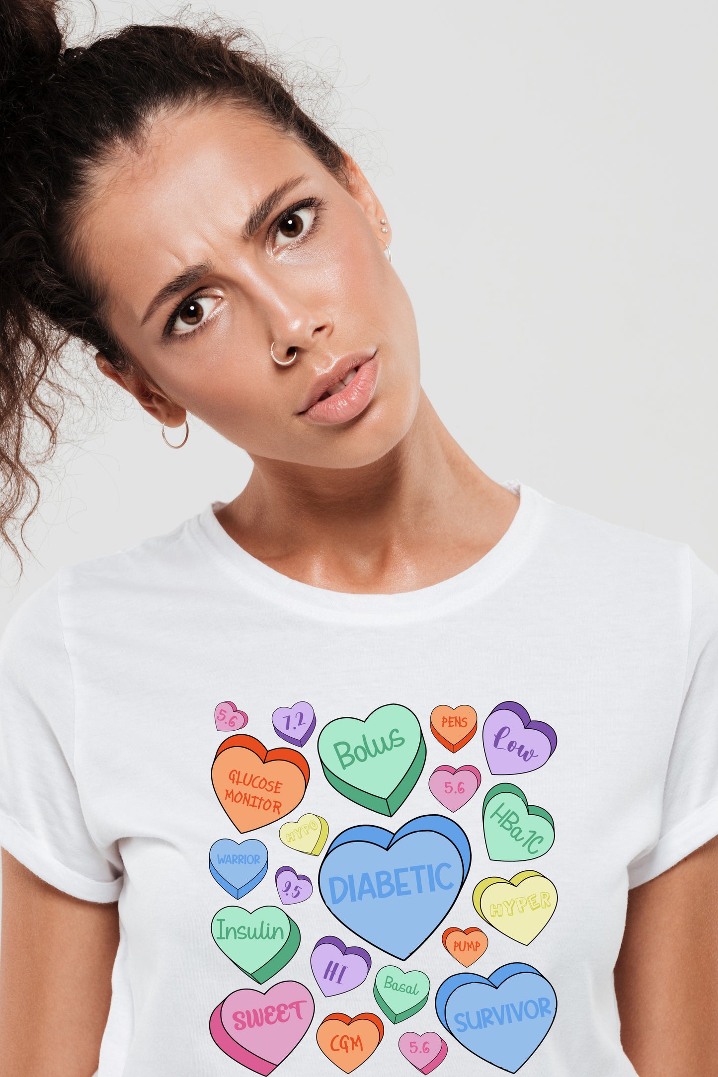 Candy Hearts - Unisex T-Shirt