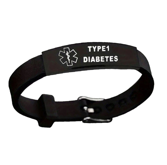 Type 1 Medical ID Wrist Strap