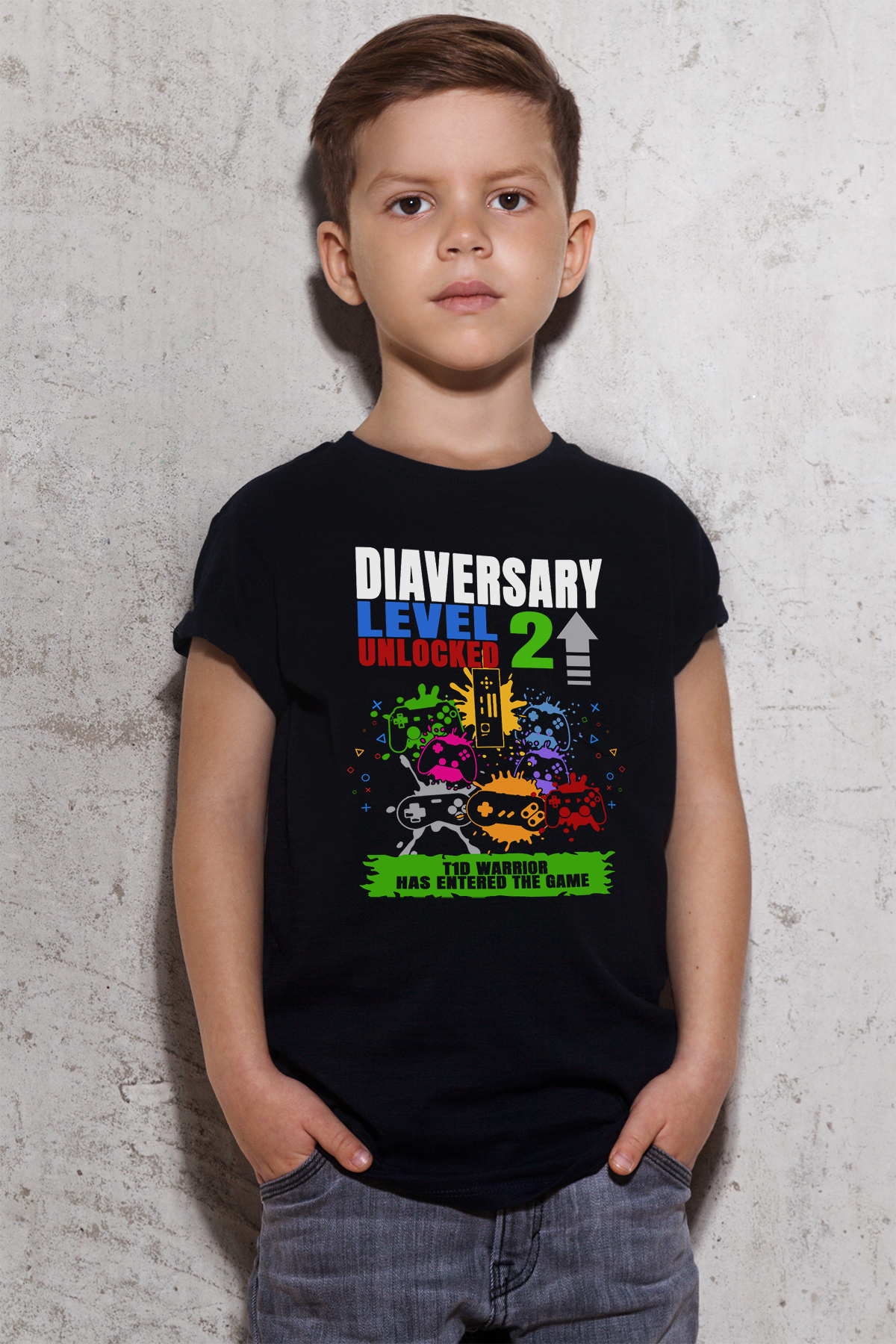 Gamer Diaversary Level # - Unisex T-Shirt