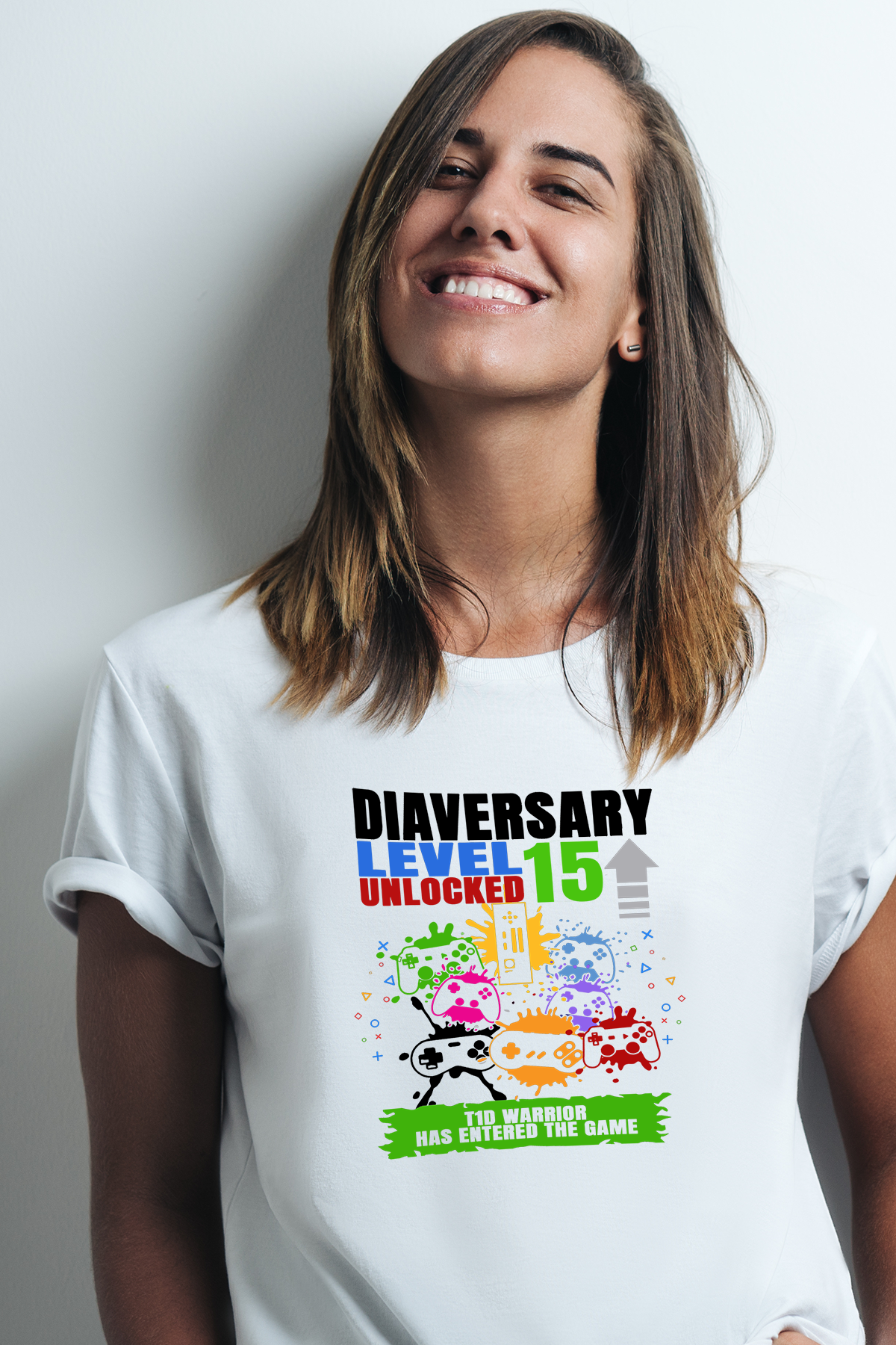 Gamer Diaversary Level # - Unisex T-Shirt