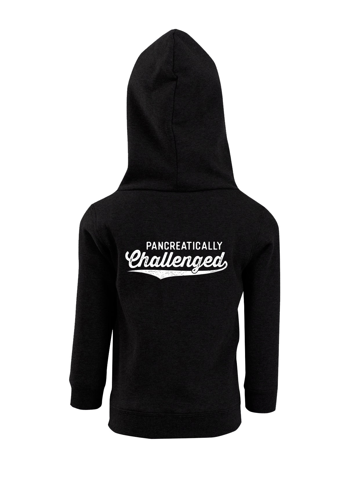 Pancreatically Challenged - Unisex Fleece Hooded Jacket