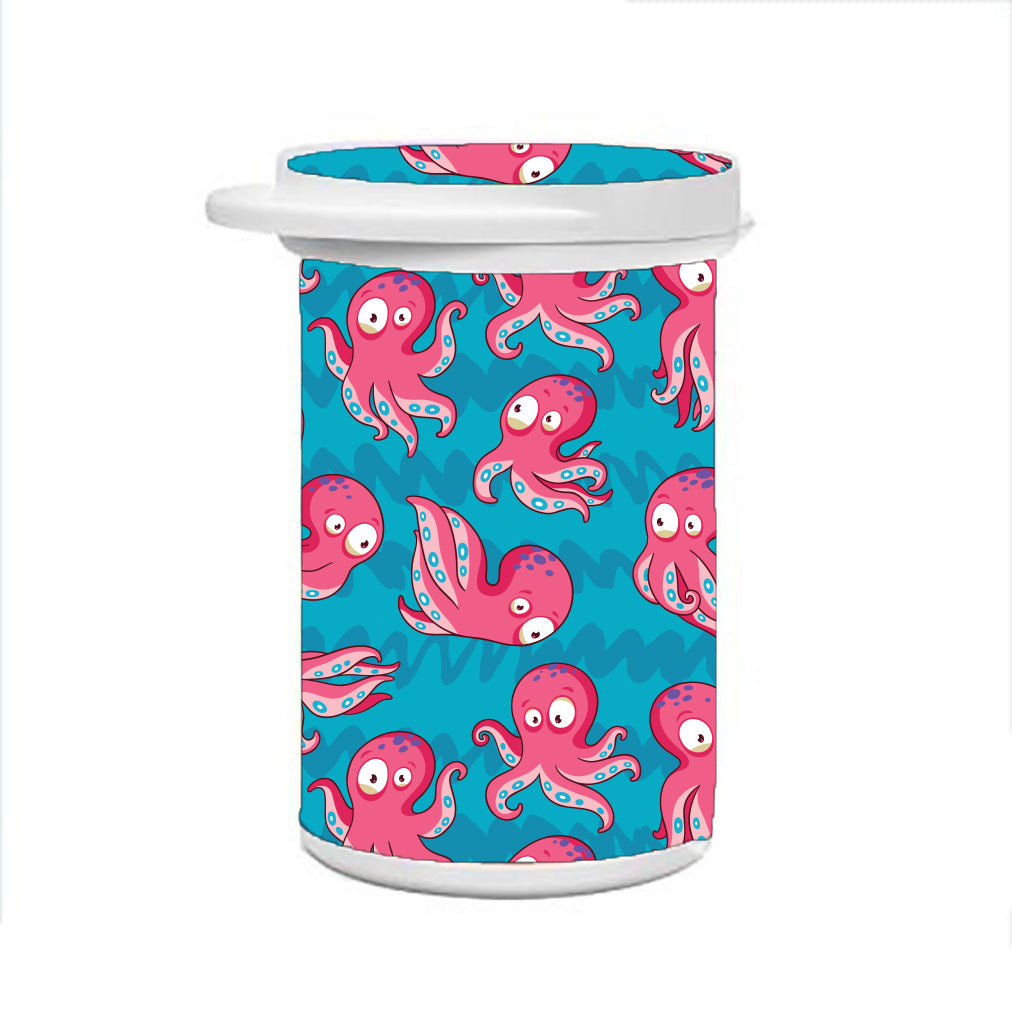 Octopus - Test Strip Canister Sticker