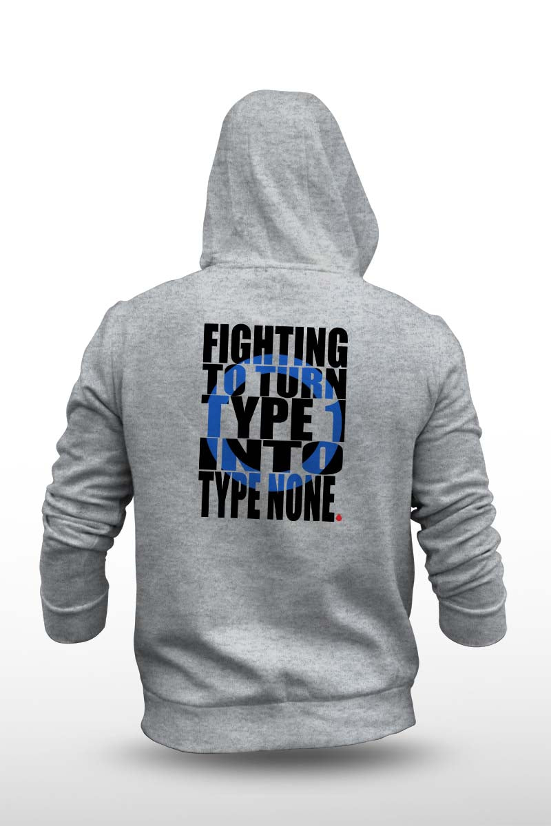 Fighting to turn type one into type none!  - Unisex Hoodie