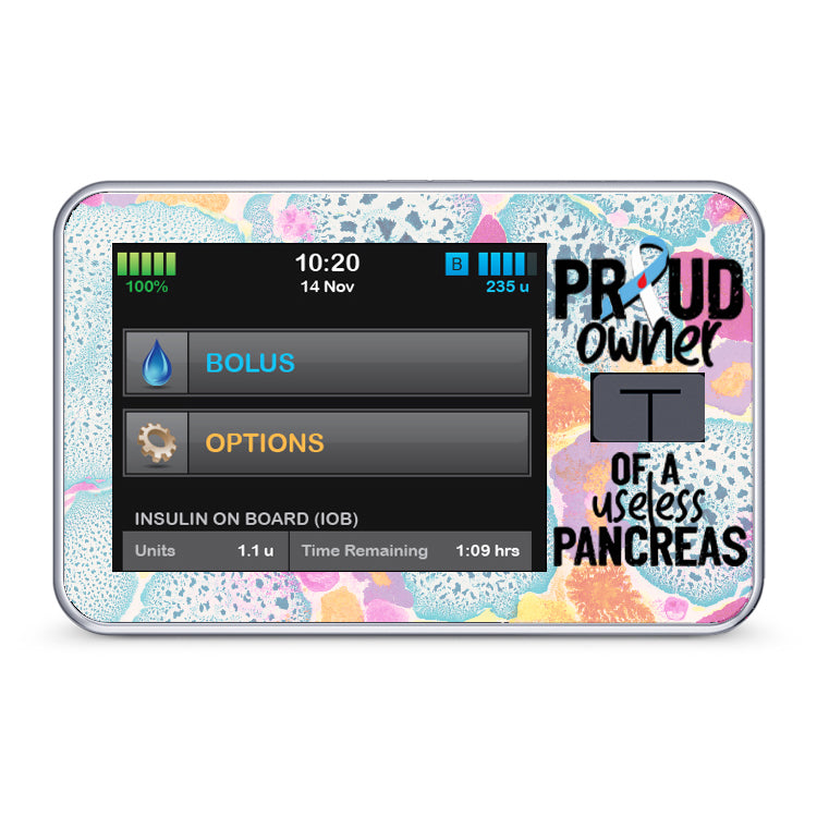 Proud owner of a useless pancreas - Tandem T:slim X2 Pump Sticker