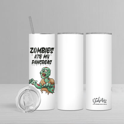 Zombies ate my Pancreas - Glow in the Dark - 20oz Tumbler