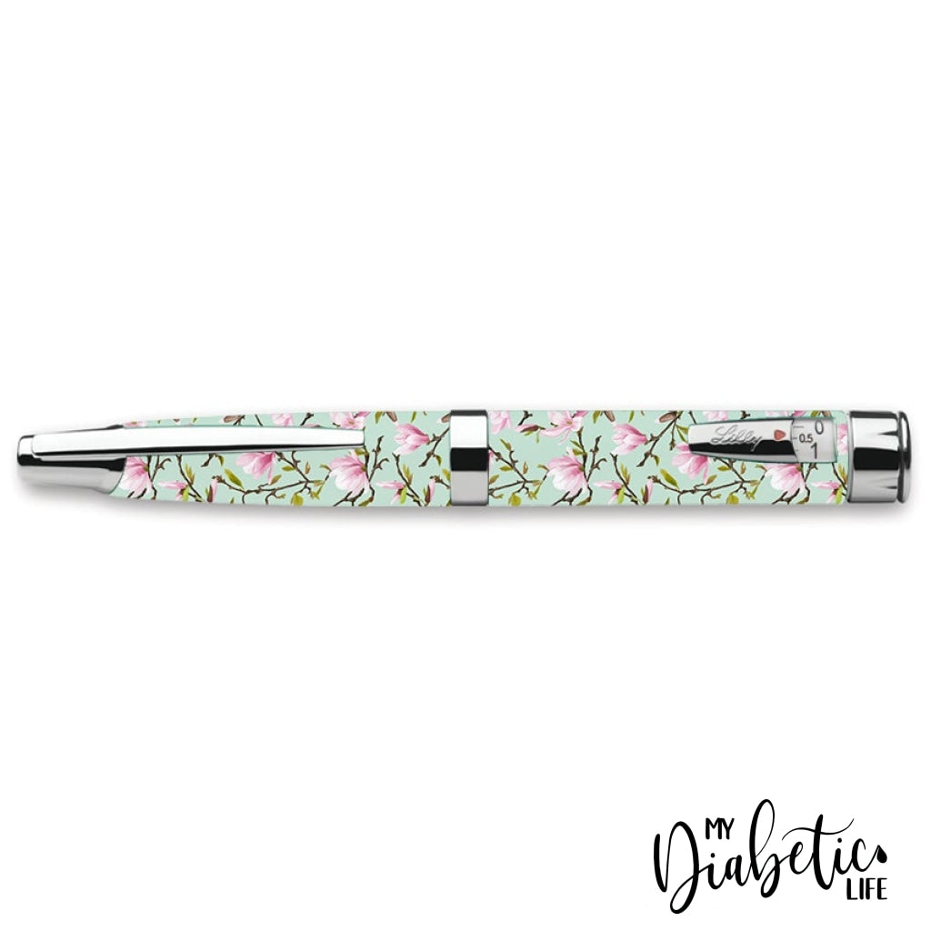 Blossoms - Humapen Luxura Insulin Pen Peel Skin Decal Sticker Cover