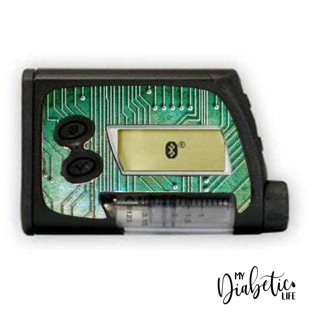 Circuit Board - Accu-Chek Spirit Combo, Peel, skin and Decal, insulin pump sticker - MyDiabeticLife