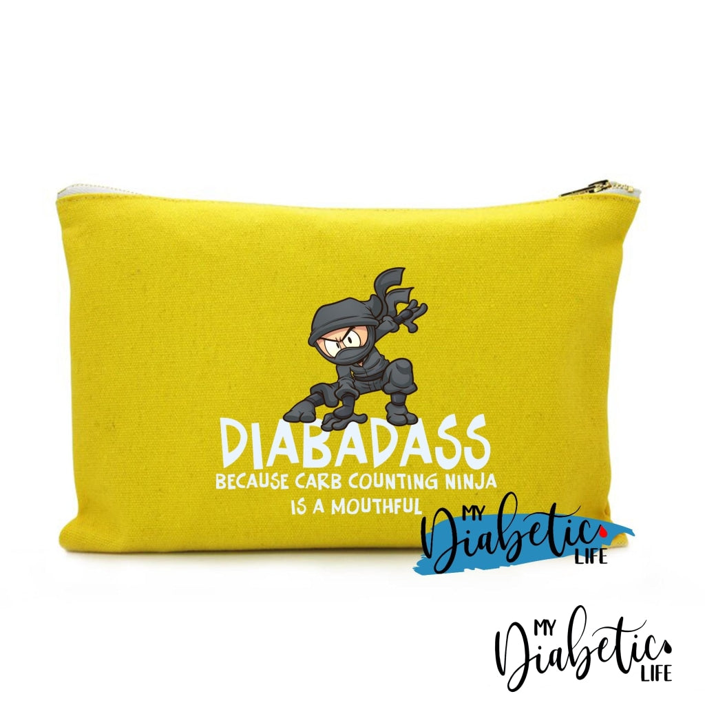 Diabadass Because Carb Counting Ninja Is A Mouthful.. - Diabetes Carry Bag Diabetic Accessories