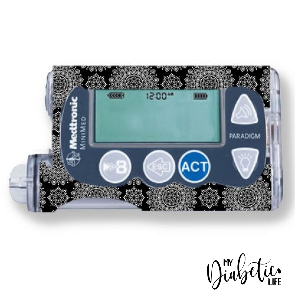 Dot Mandala - Medtronic Paradigm Series 7 Skin And Decal Insulin Pump Sticker