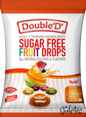 Double D - Sugar Free Fruit Drops 70G Packet Confectionery