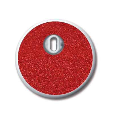 Glitter - Choose Your Colour Freestyle Libre 3 Sensor Stickers One / Red