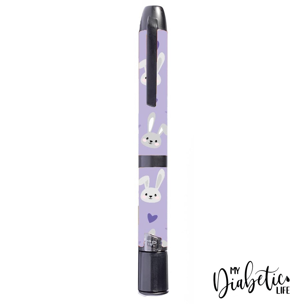 Mauve Rabbit! - Inpen Smart Insulin Pen Sticker