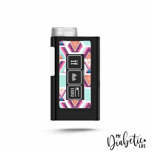 Miami Slice - Ypsopump Peel, skin and Decal, Insulin pump sticker - MyDiabeticLife