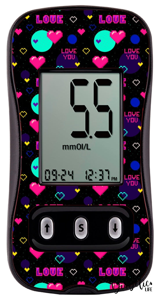 Moon & Back - Caresens N Skin And Decal Glucose Meter Sticker Caresens