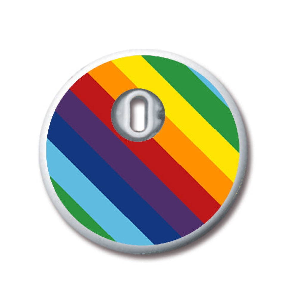 Rainbow Stripe - Freestyle Libre 3 Sensor Stickers