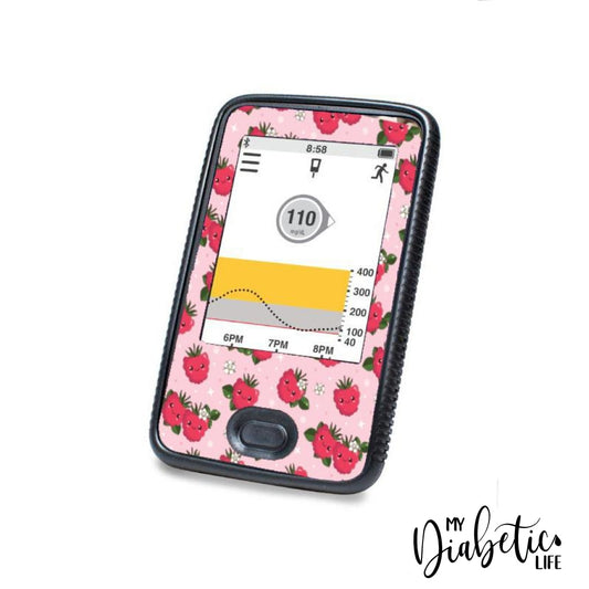 Raspberry Buddies - Dexcom G6 Peel, skin and Decal, glucose meter sticker - MyDiabeticLife