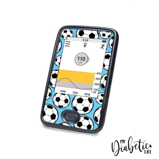 Soccer Mad - Dexcom G6 Peel, skin and Decal, glucose meter sticker - MyDiabeticLife