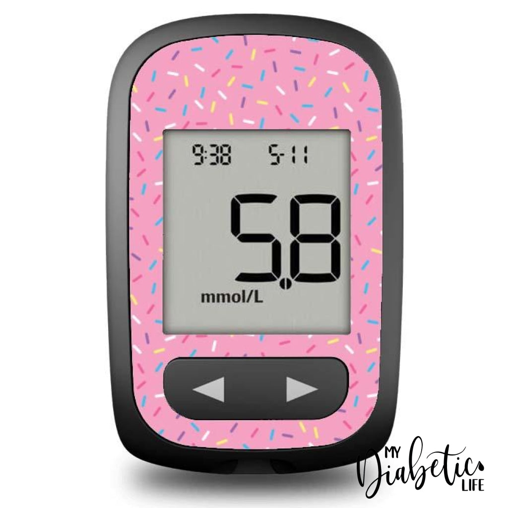 Sprinkles - Accu-Chek Guide Me Peel Skin And Decal Glucose Meter Sticker