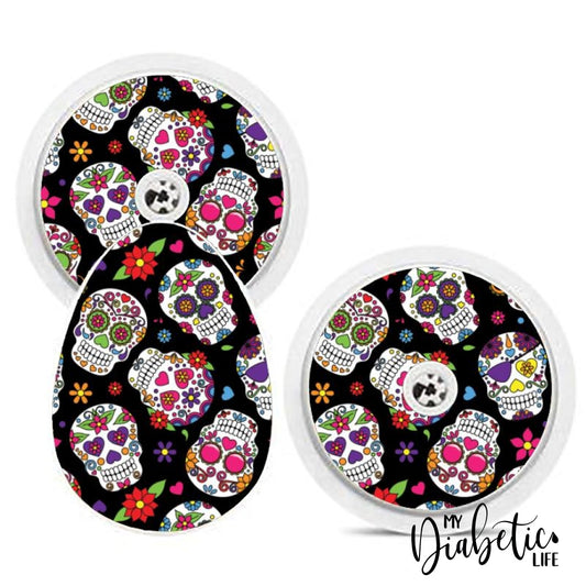 Sugar Skulls - Bubble Reader Sticker Smart