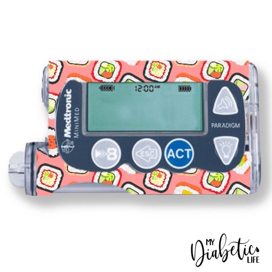 Sushi Platter - Medtronic Paradigm Series 7 Skin And Decal Insulin Pump Sticker