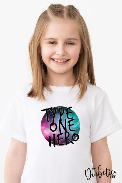 Type One Hero - Kids Unisex T-Shirt 00 / Galaxy Shirts