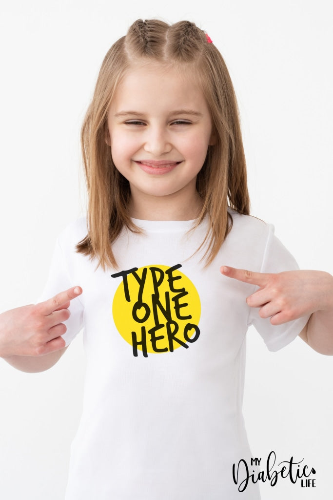 Type One Hero - Kids Unisex T-Shirt 00 / Yellow Shirts