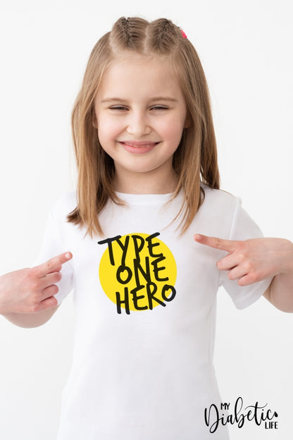 Type One Hero - Kids Unisex T-Shirt 00 / Yellow Shirts
