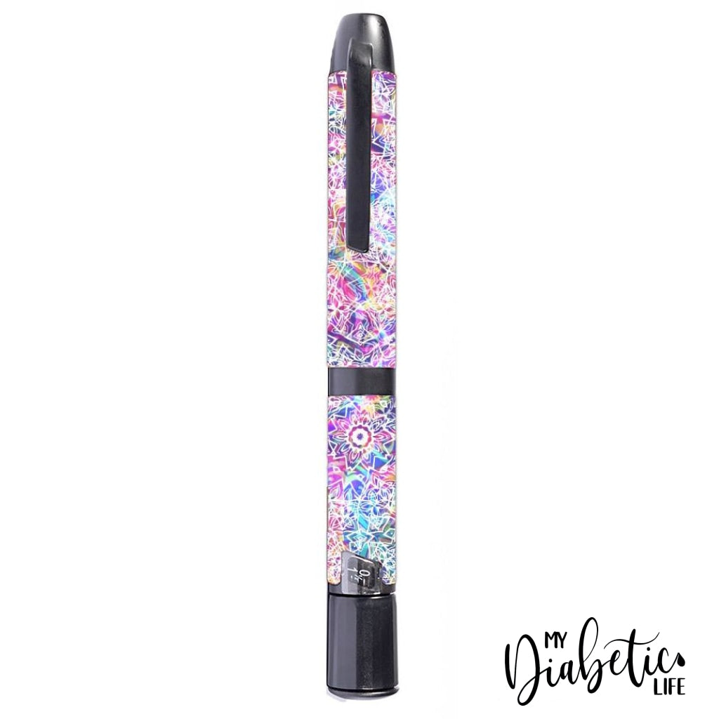 Rainbow Mandala - Inpen Smart Insulin Pen Peel Skin And Decal Sticker Cover