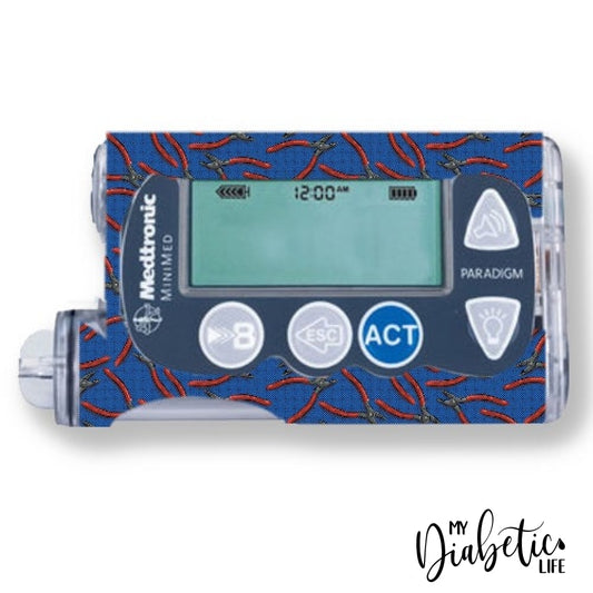 What A Tool - Medtronic Paradigm Series 7 Skin And Decal Insulin Pump Sticker